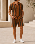 Mivanity Men's Knit Casual 2-Piece Sets