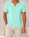 Mivanity Men's Lightweight Breathable V-Neck T-Shirts