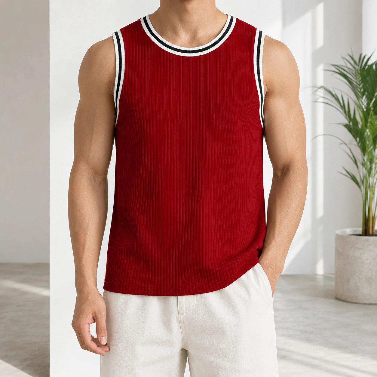 Mivanity Men's Lightweight Daily Sports Wear Workout Tank Tops