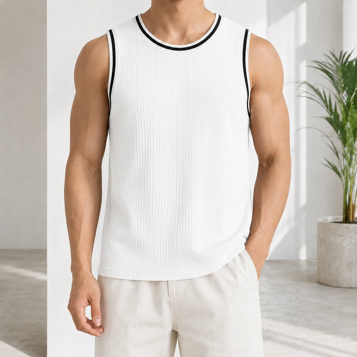 Mivanity Men's Lightweight Daily Sports Wear Workout Tank Tops