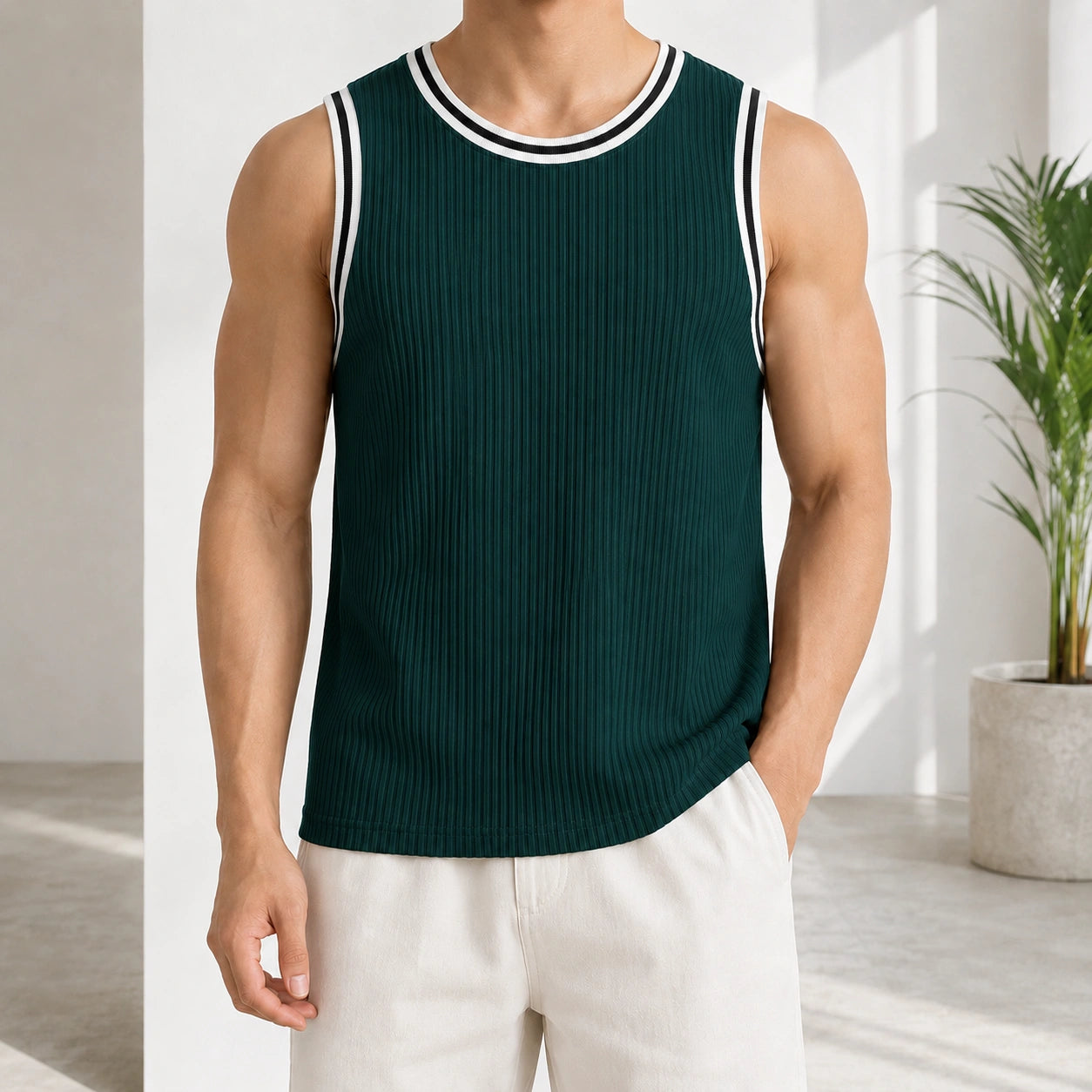 Mivanity Men's Lightweight Daily Sports Wear Workout Tank Tops