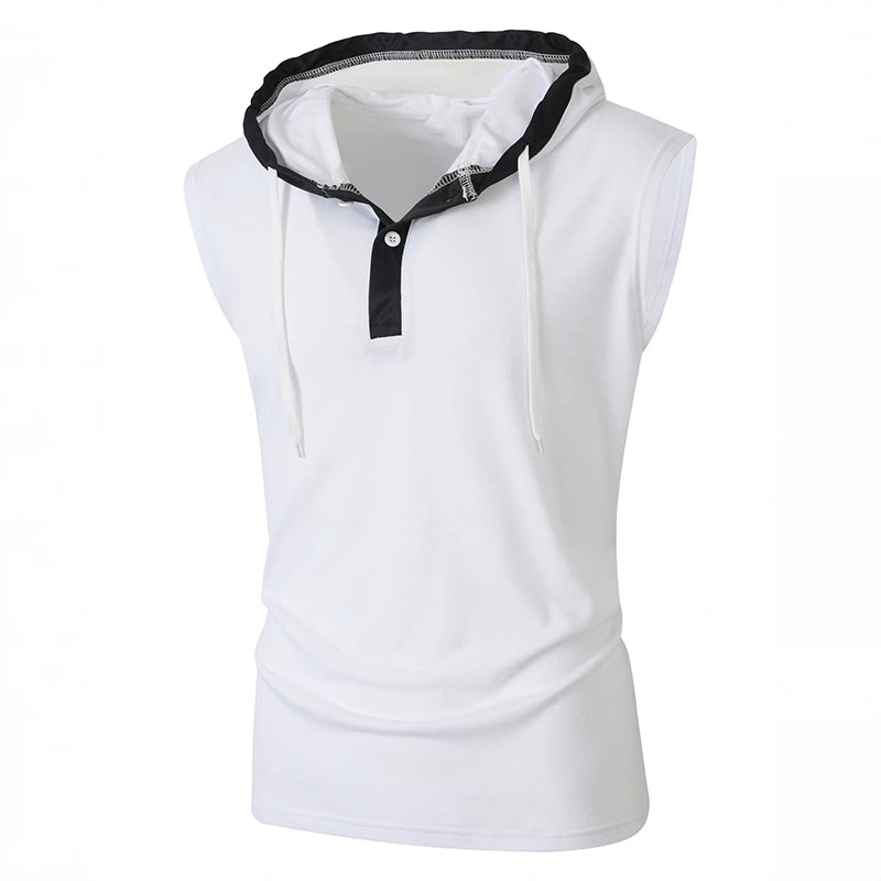 Mivanity Men's Lightweight Frayed Edge  Tank Tops