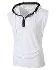 Mivanity Men's Lightweight Frayed Edge  Tank Tops