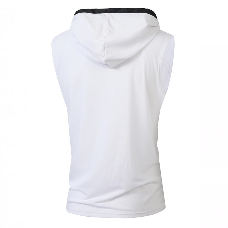 Mivanity Men's Lightweight Frayed Edge  Tank Tops