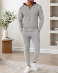 Mivanity Men's Lightweight Hooded T-Shirt Pants Sets