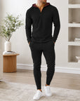 Mivanity Men's Lightweight Hooded T-Shirt Pants Sets