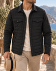 Mivanity Men's Lightweight Quilted Shirt Jackets
