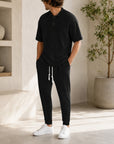 Mivanity Men's Lightweight T-Shirt Pants Sets