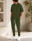Mivanity Men's Lightweight T-Shirt Pants Sets