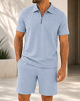 Mivanity Men's Lightweight T-Shirt Shorts Sets