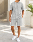 Mivanity Men's Lightweight T-Shirt Shorts Sets