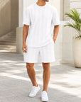 Mivanity Men's Lightweight T-Shirt Shorts Sets