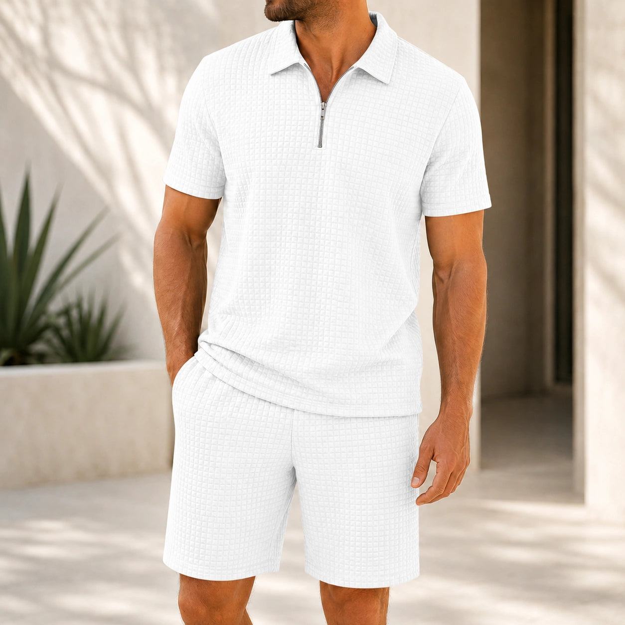 Mivanity Men's Lightweight T-Shirt Shorts Sets