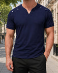 Mivanity Men's Lightweight V-Neck T-Shirts