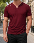 Mivanity Men's Lightweight V-Neck T-Shirts