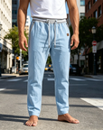 Mivanity Men's Linen Pants Summer Pants