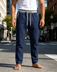 Mivanity Men's Linen Pants Summer Pants