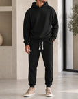 Mivanity Men's Loose-Fit Sportswear Hoodie Pants 2-Piece Sets