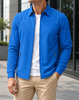 Mivanity Men's Loose-Fit Zip-Up Jackes