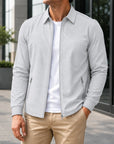 Mivanity Men's Loose-Fit Zip-Up Jackes