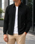 Mivanity Men's Loose-Fit Zip-Up Jackes