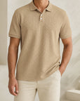 Mivanity Men's Patchwork Detail Short-Sleeve Shirts