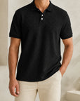 Mivanity Men's Patchwork Detail Short-Sleeve Shirts