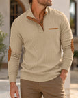 Mivanity Men's Plaid Jacquard Jackets
