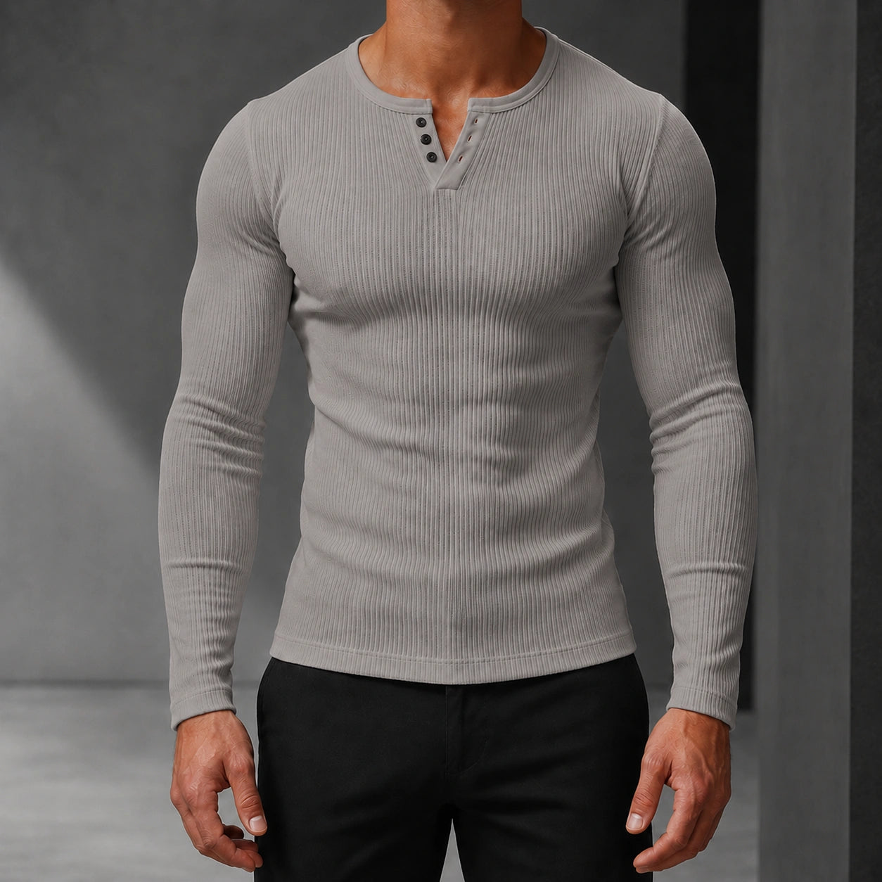 Mivanity Men's Plus Size V-Neck Solid Color Casual T-Shirts