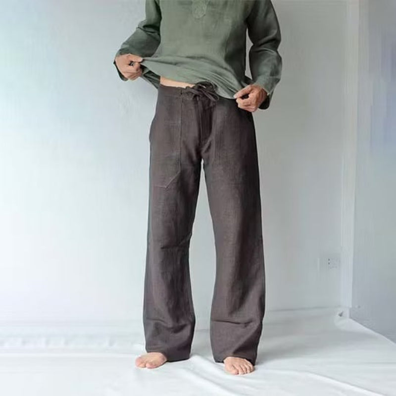 Mivanity Men‘s Plus size Linen Pants