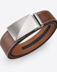 Mivanity Men's Premium Leather Belt with Automatic Buckle