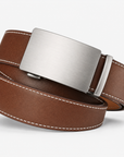 Mivanity Men's Premium Leather Belt with Automatic Buckle