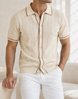 Mivanity Men's Short-Sleeve Business-Casual Polo Shirts