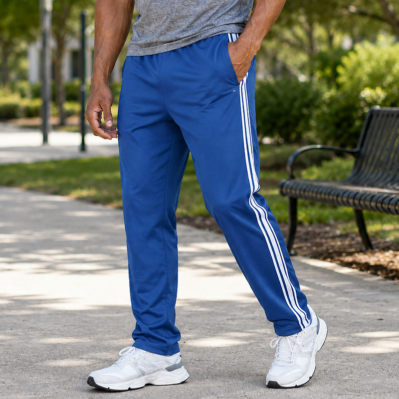Mivanity Men’s Side Stripe Athletic Pants