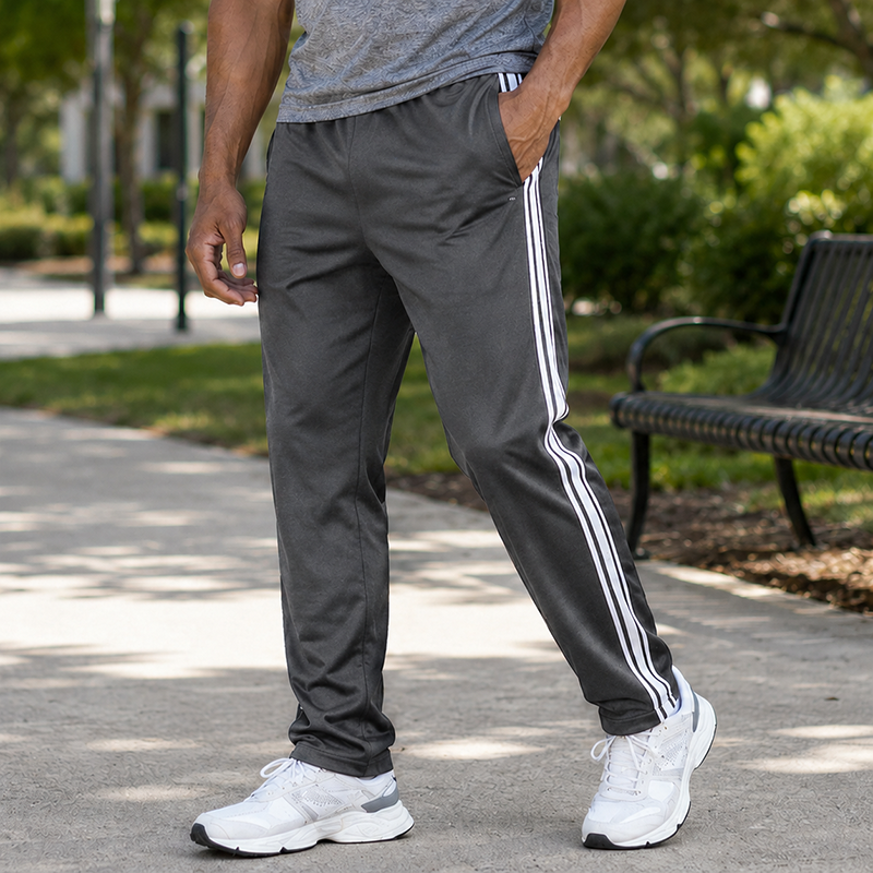 Mivanity Men’s Side Stripe Athletic Pants