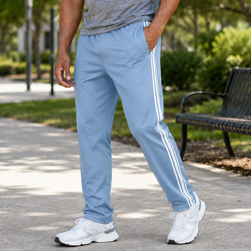 Mivanity Men’s Side Stripe Athletic Pants