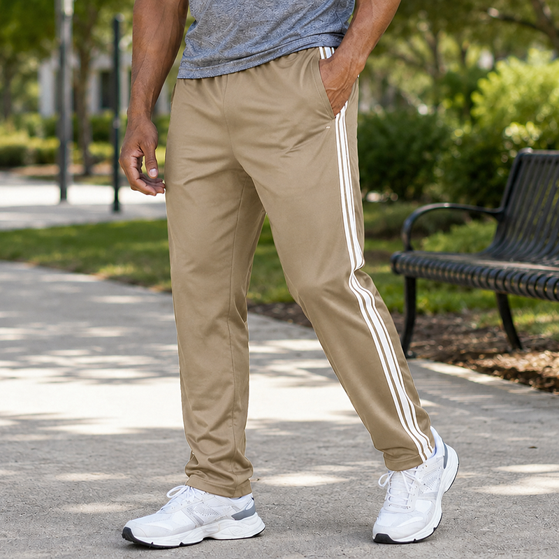 Mivanity Men’s Side Stripe Athletic Pants