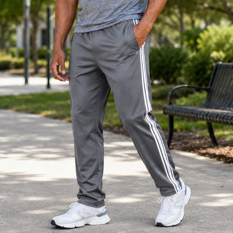 Mivanity Men’s Side Stripe Athletic Pants