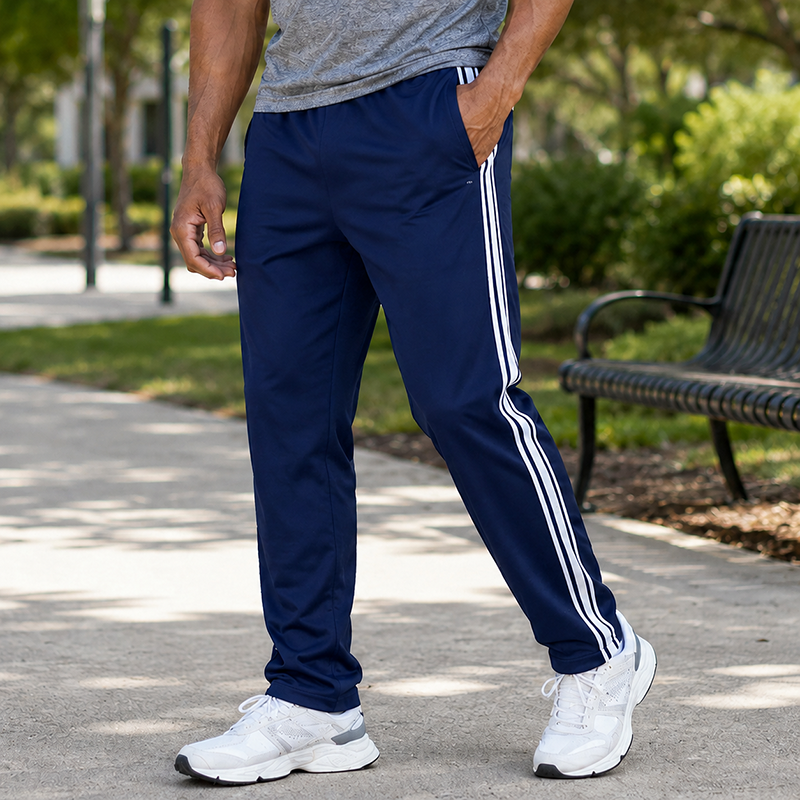 Mivanity Men’s Side Stripe Athletic Pants