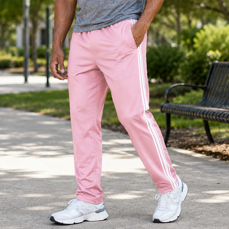 Mivanity Men’s Side Stripe Athletic Pants
