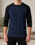 Mivanity Men's Slim-Fit Crew Neck Long-Sleeve T-Shirts