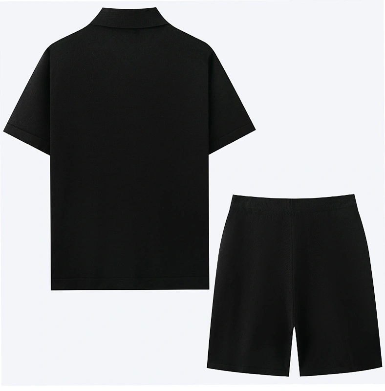 Mivanity Men's Streetwear Knit Shorts 2-Piece Summer Sets
