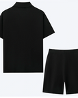Mivanity Men's Streetwear Knit Shorts 2-Piece Summer Sets