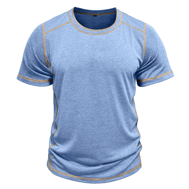 Mivanity Men's Striped Color-Block T-Shirts