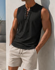 Mivanity  Men's Tank Top Vest Undershirt Sleeveless Shirts