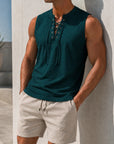 Mivanity  Men's Tank Top Vest Undershirt Sleeveless Shirts