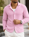 Mivanity Men's Textured Knit Blazer Shirt Premium Casual Layer Jacket