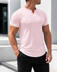 Mivanity Men's V-Neck Casual T-Shirts