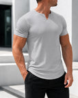 Mivanity Men's V-Neck Casual T-Shirts