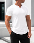 Mivanity Men's V-Neck Casual T-Shirts